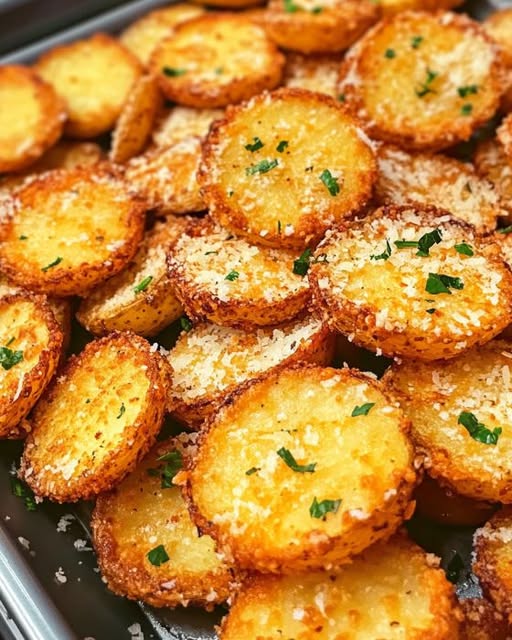 Crispy Crunchy Parmesan Potatoes