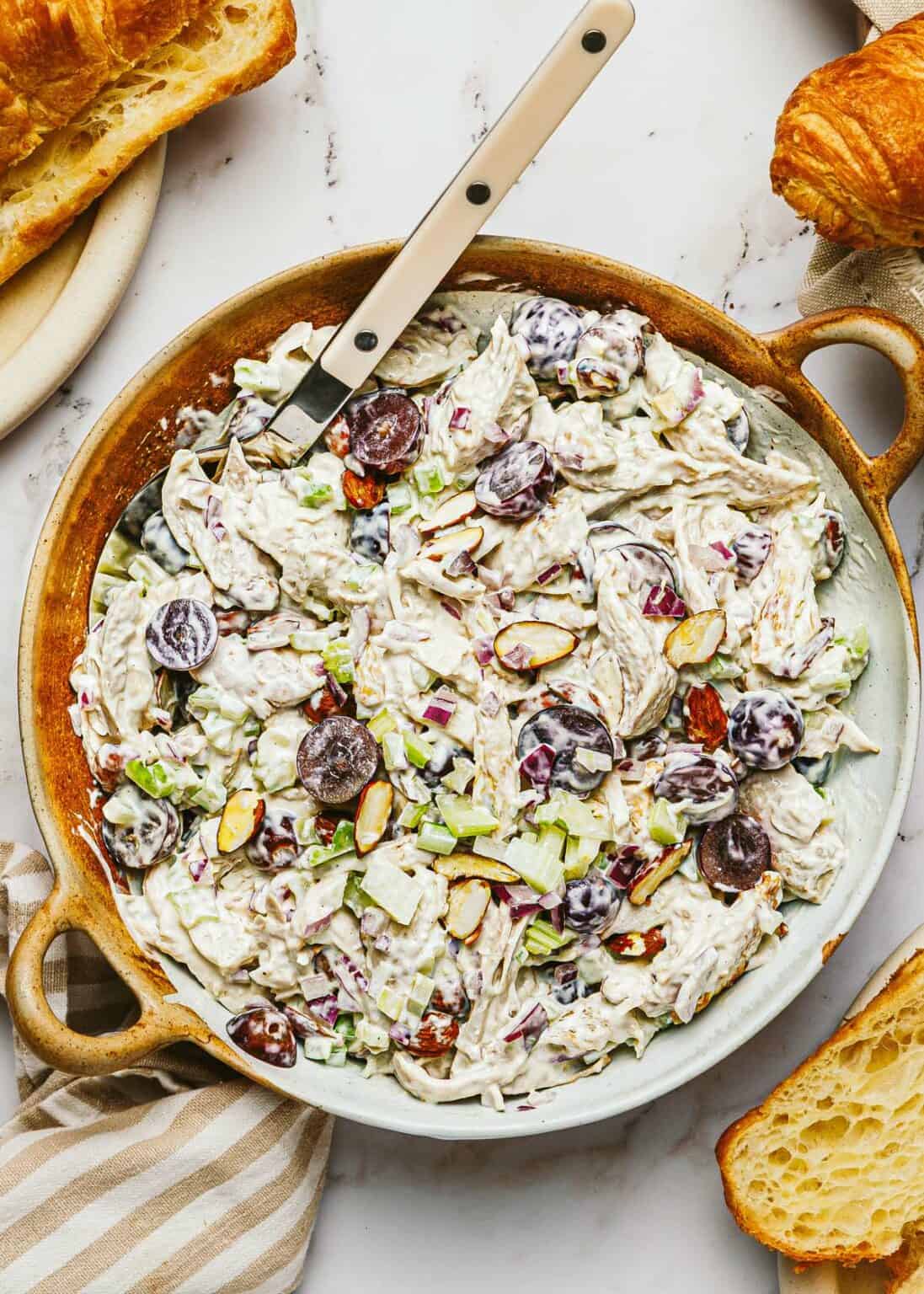 This simple chicken salad recipe comes together in just 15 minutes