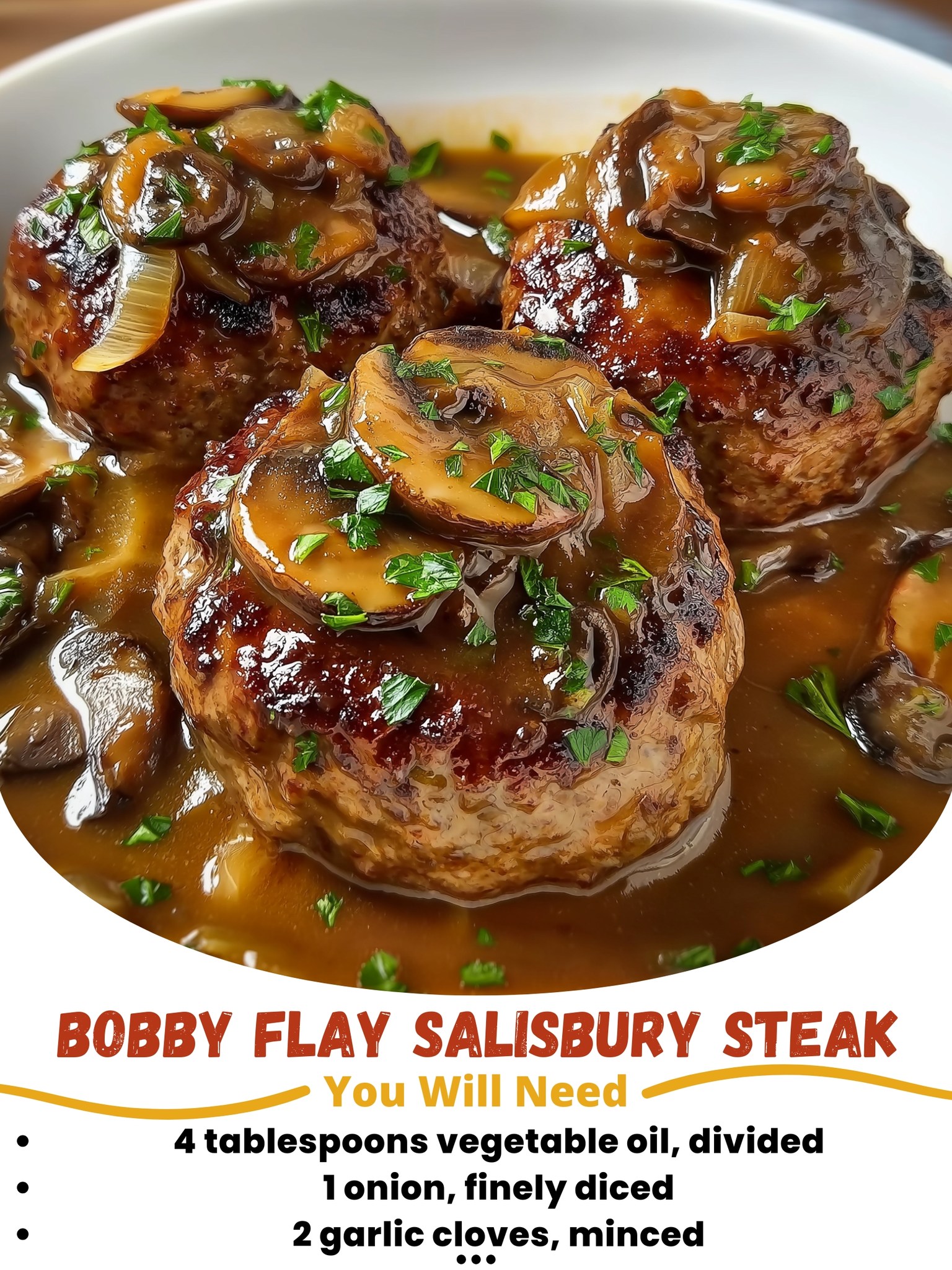Bobby Flay Salisbury Steak